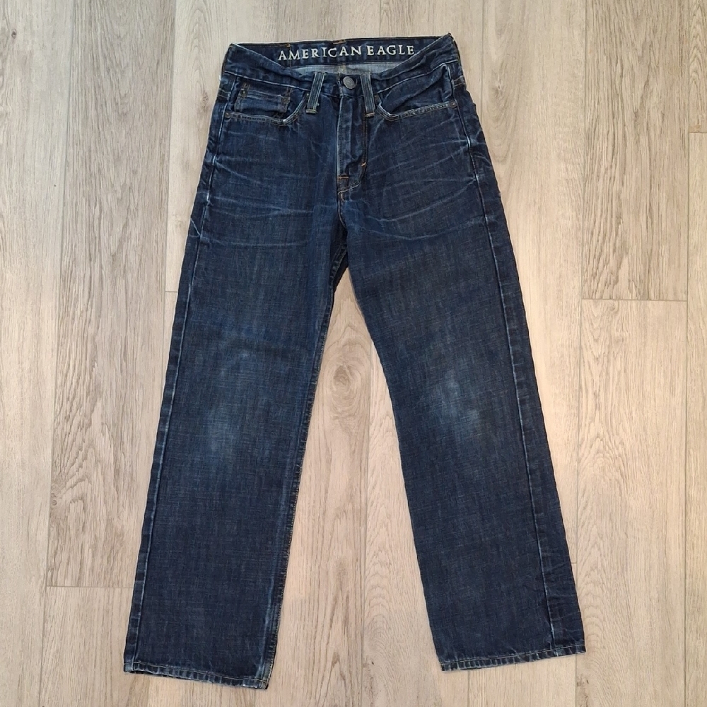 American Eagle Outfitters Kids Dark Blue Jeans